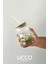 450ML Bambu Kapaklı Cam Pipetli Bardak Smoothie Kokteyl Kahve Çay Limonata Latte Sunum Bardağı 5