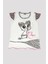 Kız Çocuk Leopar Desenli Pijama Takımı 6529 2