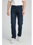 Erkek Regular Fit Düz Paça Kot Pantolon - Esnek %98 Pamuk %2 Likra Jean 2