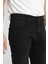 Erkek Regular Fit Düz Paça Kot Pantolon - Esnek %98 Pamuk %2 Likra Jean 3
