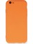 iPhone 6 Kılıf Nano Içi Kadife Silikon - Turuncu 1