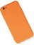iPhone 6 Kılıf Nano Içi Kadife Silikon - Turuncu 2