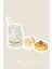 550ML Spirit Desenli Pipetli Cam Detox Matara Bardak - Süt, Su, Meşrubat, Limonata Sunum Bardağı 6