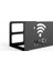 Modern Metal Tasarım Wi-Fi Işaretli Modem / Router Depolama ve Kablo Saklama Organizeri 15X10X10 cm 3