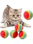 Sünger Kedi Köpek Çiğneme ve Oyun Topu 4 Adet 2