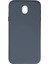 Samsung Galaxy J7 Pro / J730 Kılıf Nano Içi Kadife Silikon - Gri 1