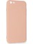 iPhone 6 Plus Kılıf Nano içi Kadife Silikon - Pudra 3