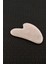Doğal Pembe Kuvars Kalpli Masaj Taşı, Gua Sha, 1. Sınıf Sertifikalı 7