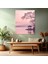 Kanvas Dikey Duvar Tablosu Kanvas Japonya Pembe Gökyüzü Ev Ofis Salon Modern Duvar Tablosu 3