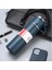 Bilger Vacuum Flask Set Üç Bardaklı Kutulu Termos Seti 500 ml Mavi Renk 4