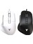 CP102 Optik Sensör 3600 Dpı 7 Düğmeli Örgülü Kablolu Gaming Mouse Siyah/beyaz 2