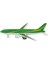 Çek Bırak Sesli Işıklı Metal Uçak - 180 - Yeşil 2