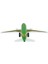 Çek Bırak Sesli Işıklı Metal Uçak - 180 - Yeşil 5