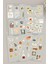 Vintage Sticker 6 Sayfa Scrapbook / Estetik 1