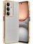 Ds-Derin Newface Realme C75 4g Kılıf Razer Lensli Silikon - Gold 1