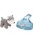 Peluş Kedi Köpek Taşıma Çantalı 20 cm 5