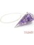 Mor Ametist Organik Sarkaç Pandülü Enerji Taşı 1