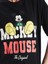 Yeni Sezon Mickey Mouse Baskılı Oversize Kadın Tişört 3