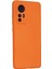 Xiaomi Mi 12 Kılıf Nano Içi Kadife Silikon - Turuncu 3