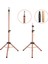 Kuaför Eğitim Mankeni Için Metal Tripod - Sütlü Kahve + Taşıma Çantası 1