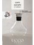 Premium Borosilikat Cam Sürahi 1 Litre – Sihirli Kapaklı Şık Cam Sürahi & Elegant Şarap Karafı 1