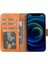 Apple iPhone 13 Mini Uyumlu Deri Cüzdanlı Kılıf RST2EF Taba 2