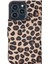 Apple iPhone 13 Pro Uyumlu Deri Cüzdanlı Kılıf Leopar Desen 3
