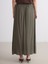 Yeni Sezon Beli Lastikli Dokulu Kloş Etek 4
