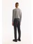 Erkek Antrasit Yanı Lastikli Viskon Karışımlı Slim Fit Chino Pantolon A52Y3053 3