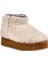 Stinger Micro Flatform Teddy Kadın Beyaz Bot 3