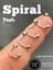 Taşlı Spiral Spiral Labret Kulak Conch Helix Tragus Küpe Snake Bites Dudak Piercing 4
