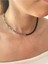 Kadın Siyah Doğaltaş Choker, Hematit ve Oniks, 36 Cm+4 cm Uzatma Zinciri 4