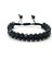 Doğal Taş Makrome Bileklik, Siyah, Ayarlanabilir, Şık ve Hafif Tasarım 6