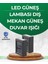 Buğz Şeffaf Abajurlu Duvar Tipi Solar Işık 1