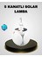 5 Kanatlı Solar Kamp Lambası – USB Şarjlı, Taşınabilir, IP65 Su Geçirmez Bahçe Lambası 1