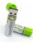 USB Şarjlı 1450MAH Aa 1.2V Lityum Kalem Pil 2’li Set Dönüşümlü Batarya 5