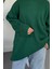 Sezin Ön Oval Kol Salaş Tunik Yeşil 3