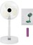 Katlanır Teleskopik Zemin Fanı Yaz Sessiz Masaüstü USB Şarj Edilebilir Taşınabilir Mini Fan 1