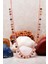 Pembe Taşlı Rose Gümüş Choker Kolye, Şık ve Zarif Tasarım, 7221 1