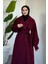 Areson Cepkenli Astarlı Kaban Bordo 5