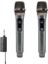Kablosuz Çift Mikrofon 6.5 mm Siyah W1 1