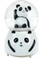 Siyah-Beyaz Panda Kar Küresi Orta Boy 1