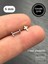 Gümüş Haç Piercing, Cerrahi Çelik, Burun, Kıkırdak, Helix, Tragus, Conch, Küpe 2