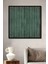 Modern Yeşil Çit Duvar Tablosu, Ahşap Dikdörtgen Tasarım, Şık ve Dekoratif Seçenek 2