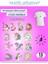 Ütü ile Yapışan Kıyafet Etiketi Unicorn 13Lü Set 1