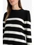 Regular Fit Bisiklet Yaka Çizgili Kazak Tunik C6031AX25WN 6