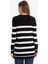 Regular Fit Bisiklet Yaka Çizgili Kazak Tunik C6031AX25WN 7