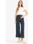Culotte Yüksek Bel Uzun Jean Yıkamalı Pantolon F5537AX25AU 1