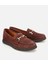 01AYH314380A480 KADIN Süet Deri Kahverengi Yumuşak Tabanlı Comfort Günlük Loafer 2