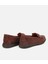 01AYH314380A480 KADIN Süet Deri Kahverengi Yumuşak Tabanlı Comfort Günlük Loafer 4